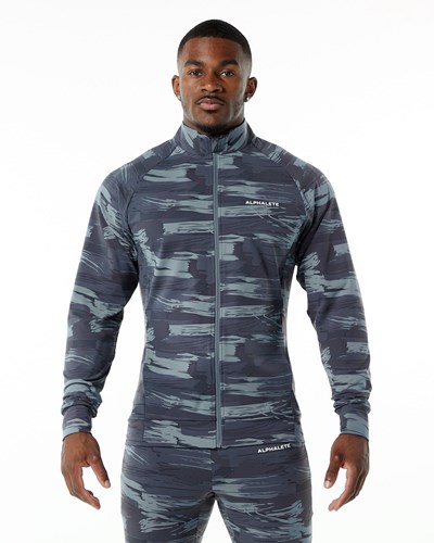 Alphalete 4-Way Stretch Pista Jacket Camuflaje | VLZDCN180