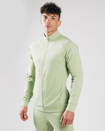 Alphalete 4-Way Stretch Pista Jacket Frozen Spring | TKDGSP416