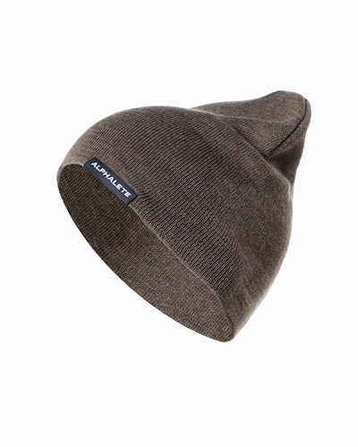 Alphalete Algodon Knit Beanie Marrones Oscuro | HJOBPY097