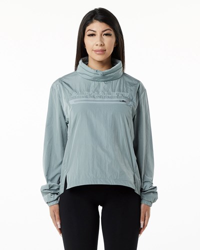 Alphalete All-Purpose Pullover Azules | UGVJYT179