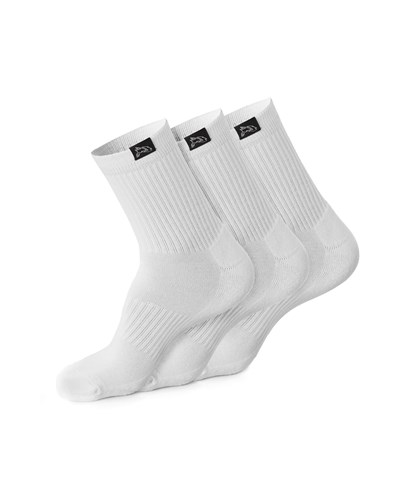 Alphalete Crew Sock Blancas | JDSXGB312