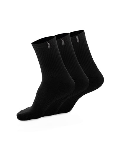 Alphalete Crew Sock Negras | NDVCHB549