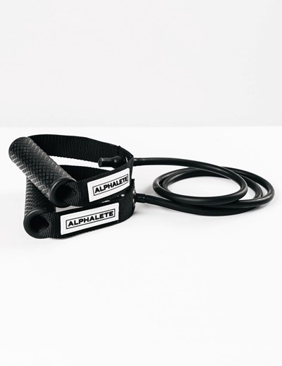 Alphalete Entrenamiento X Alphalete Soft Touch Tube Band Negras | CQXFEV706