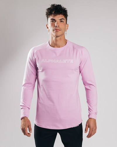 Alphalete Fitted Performance Long Sleeve Bloom | ZHILJY670