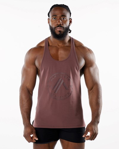 Alphalete Fitted Performance Stringer Merlot | SYHKEL108