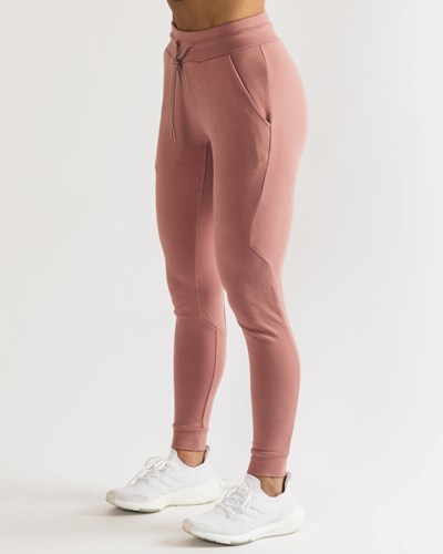 Alphalete Fitted Single-Brushed 29" Jogger Cranberry Ice | UBSVJP026