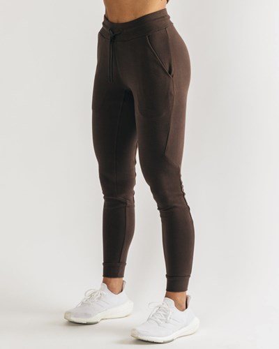 Alphalete Fitted Single-Brushed 29" Jogger Cocoa | WATEPF189