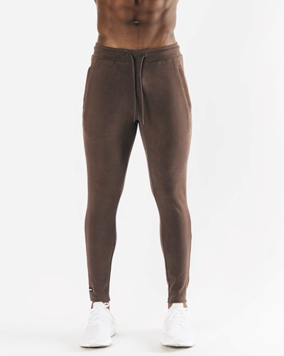 Alphalete Fitted Single-Brushed 30" Jogger Cocoa | DWLKYS953