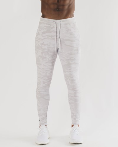 Alphalete Fitted Single-Brushed 30" Jogger Plateadas Camuflaje | ECAIYJ173