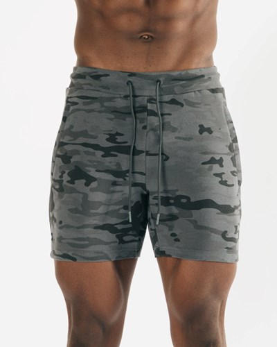 Alphalete Fitted Single-Brushed 7" Corta Camuflaje | ITRABM586