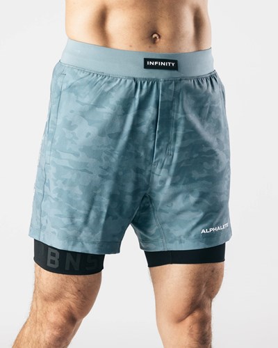 Alphalete Forro Woven 4-Way Stretch 5" Corta Sea Level | YZUMOF810