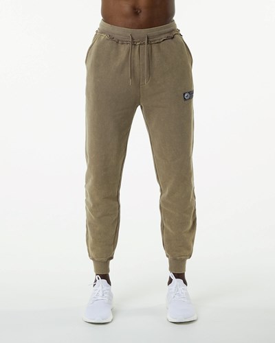 Alphalete Heavyweight Washed Terry Jogger Smokey Quartz | UDCJAT231