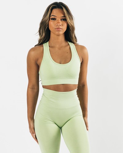 Alphalete High-Impact Seamless Sports Bra Frozen Spring | HZDQMX398