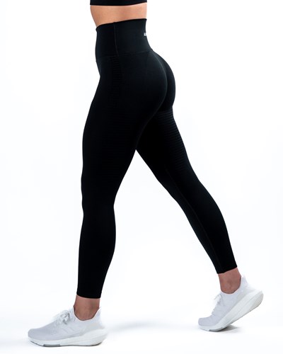 Alphalete High-Performance Seamless Legging Negras | VHXQDP960