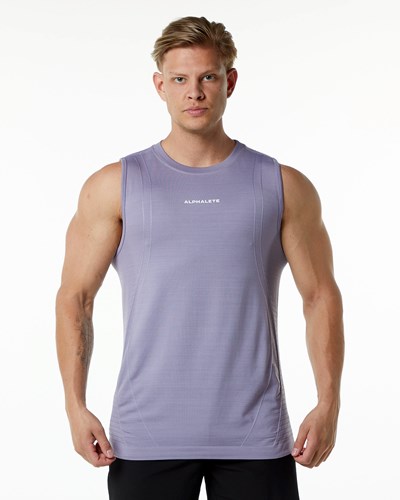 Alphalete High Performance Seamless Tank Lavanda | LHUACO726
