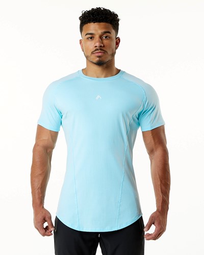 Alphalete High Performance Tee Azules | HFKWQZ970