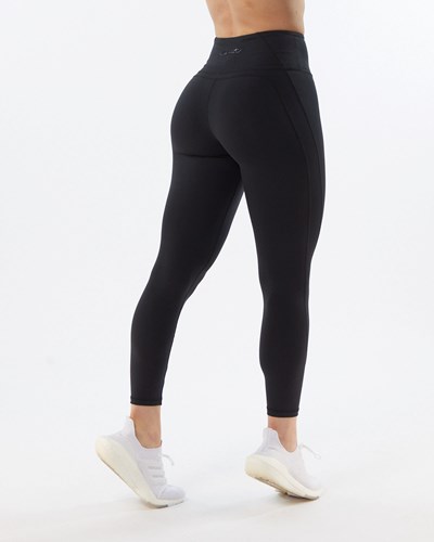 Alphalete High-Waisted Medium Compression 25" legging Blackout | XVPDBI519