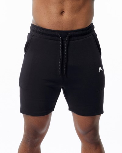 Alphalete Interlock Knit 6" Corta Negras | AOWLET925