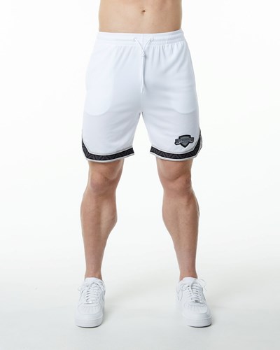 Alphalete Jersey Knit Corta Blancas | OQPIMT673