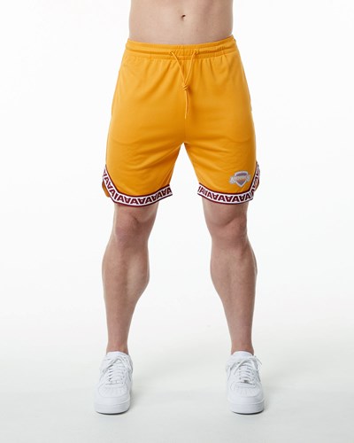 Alphalete Jersey Knit Corta Marigold | JULAFW042