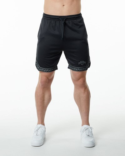 Alphalete Jersey Knit Corta Negras | MSXDGI865
