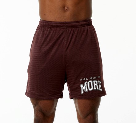 Alphalete Luxury Forro 4-Way Stretch Mesh Corta Burdeos | YDXTWG604
