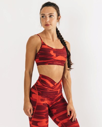 Alphalete Medium Impact Bra Camuflaje | QMYXKC631
