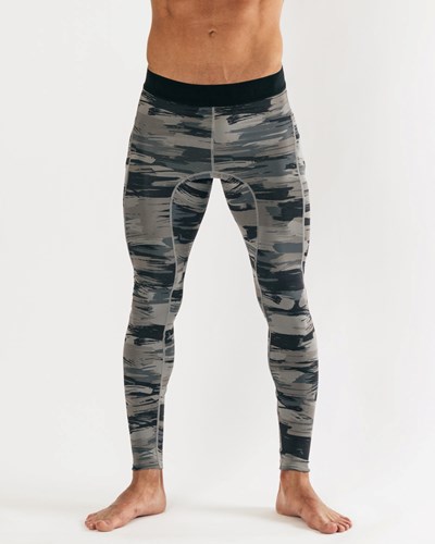 Alphalete Performance High-Compression Entrenamiento Tight Negras Camuflaje | EMWYUX154