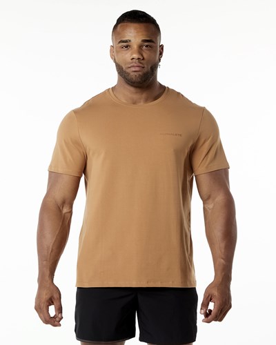 Alphalete Relaxed Fit Tee Rust | OBNTSE675