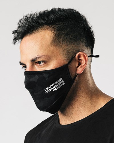 Alphalete Reusable Face Mask Negras Camuflaje | WFDUAP742