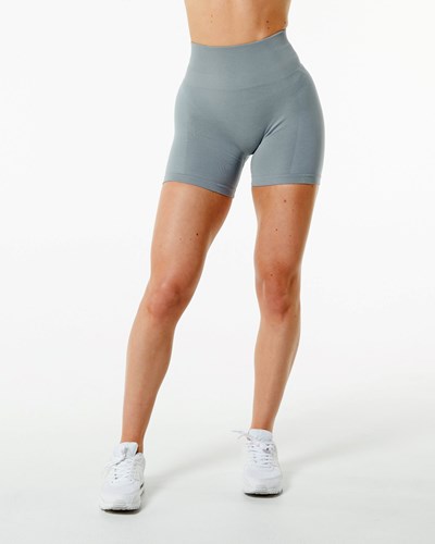 Alphalete Seamless Scrunch 4.5" Corta Gris | SKQYWM316