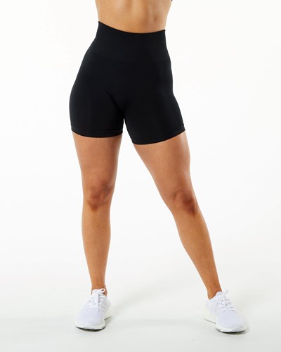 Alphalete Seamless Scrunch 4.5" Corta Negras | UNQFKG309