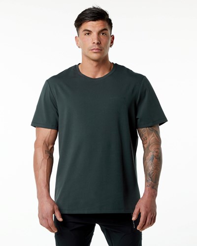 Alphalete Set-In Sleeve Tee Verde | WRVDMZ018