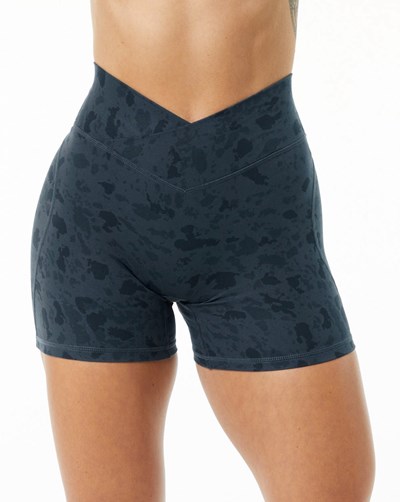 Alphalete Single Brushed Cross-Wrapped Corta Azules | HECZAR496