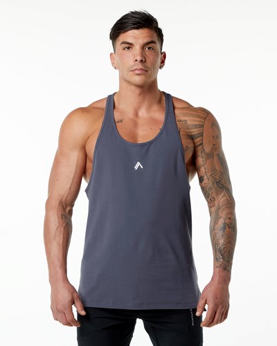 Alphalete Stepped Hem Stringer Moradas | WBUFLT326