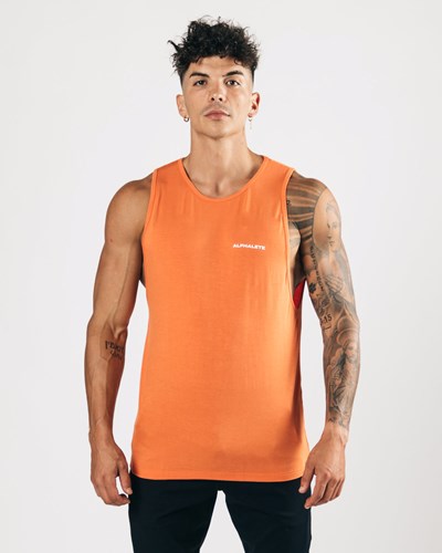 Alphalete Ultra-Stretch Tank Melon | UGCIXZ798
