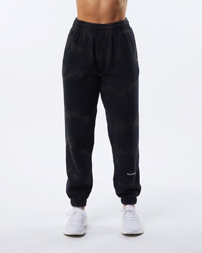 Alphalete Washed 30" Fleece Jogger Negras | JRLQOC510