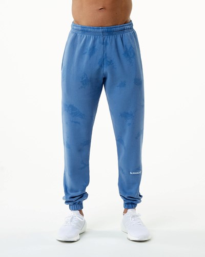 Alphalete Washed 31" Fleece Jogger Azules | JQXUPV654