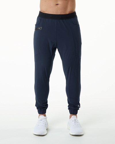 Alphalete Woven 4-Way Stretch 29" Pant Azul Marino | NOHMJD129