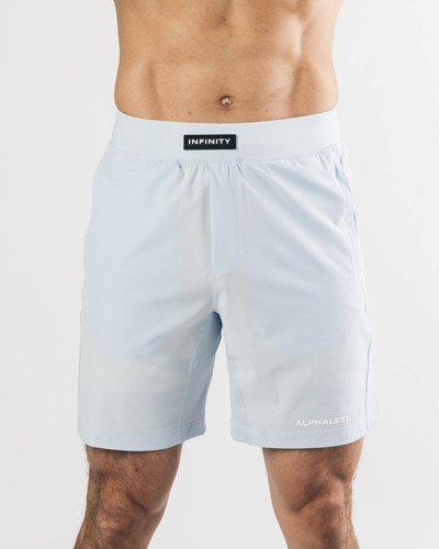 Alphalete Woven 4-Way Stretch 7" Corta Azules | NJDMAI749