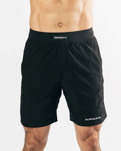 Alphalete Woven 4-Way Stretch 7" Corta Negras | CRPWLU756