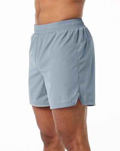 Alphalete Woven Entrenamiento Corta Azules | PGRNYC601