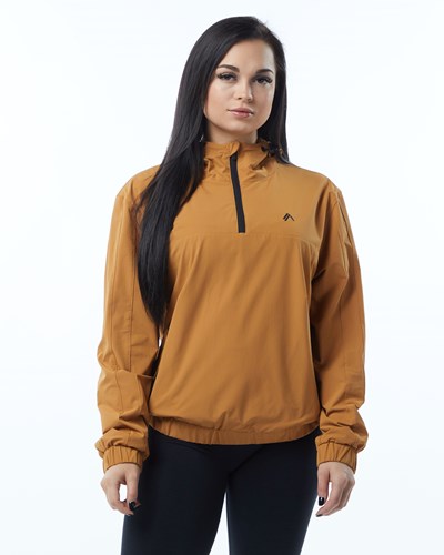 Alphalete Woven Performance Jacket Chestnut | JLOURC932
